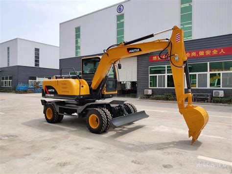 used mini excavator on wheels|mini wheeled excavator for sale.